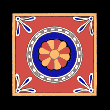 Muster einer assyrischen Kachel